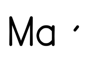 Çeşitli Sans-Serif Yazı Tipleri ve Ağırlıkları ile Maze El Yazısı Metni Canlandırması
