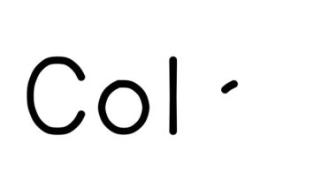 Çeşitli Sans-Serif Yazı Tipleri ve Ağırlıkları ile Renk El Yazısı Metni Canlandırması