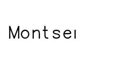 Montserrat Çeşitli Sans-Serif Yazı Tipleri ve Ağırlıklarıyla Metin Animasyonu