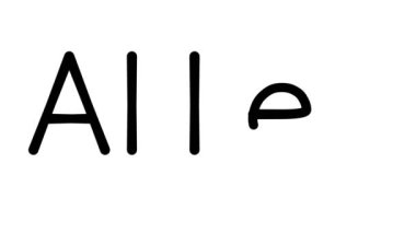 Çeşitli Sans-Serif Yazı Tipleri ve Ağırlıklarıyla Sokak El Yazısı Animasyonu