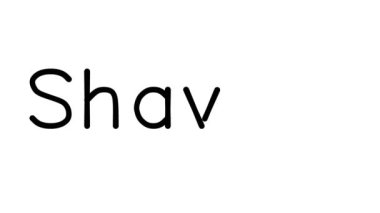 Çeşitli Sans-Serif Yazı Tipleri ve Ağırlıklarıyla El Yazısı Animasyonu Tıraşı