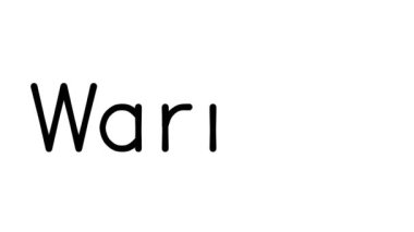 Çeşitli Sans-Serif Yazı Tipleri ve Ağırlıkları ile Savaşçı El Yazısı Animasyonu