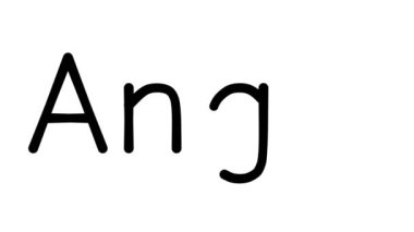 Çeşitli Sans-Serif Yazı Tipleri ve Ağırlıkları ile Melek El Yazısı Animasyonu