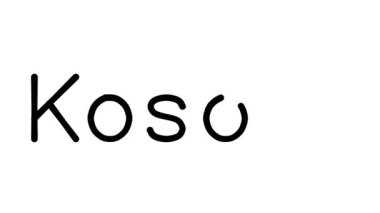 Kosova Çeşitli Sans-Serif Yazı Tipleri ve Ağırlıklarıyla El Yazısıyla Metin Canlandırması