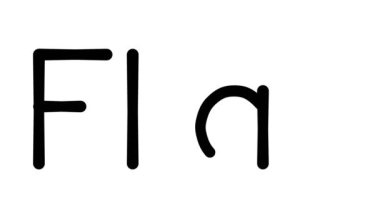 Çeşitli Sans-Serif Yazı Tipleri ve Ağırlıkları ile Flax El Yazısı Metni CanlandırmasıName