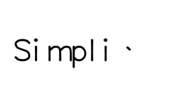 Çeşitli Sans-Serif Yazı Tipleri ve Ağırlıklarda Basit Metin CanlandırmasıName