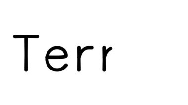 Çeşitli Sans-Serif Yazı Tipleri ve Ağırlıkları ile Terör El Yazısı Metni Animasyonu