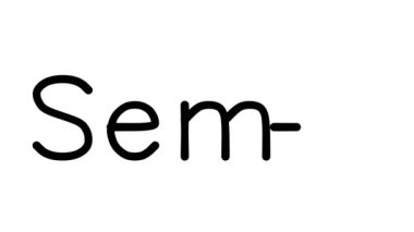 Çeşitli Sans-Serif Yazı Tipleri ve Ağırlıklarda Sperm Metni CanlandırmasıName