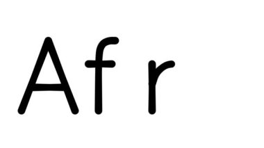 Çeşitli Sans-Serif Yazı Tipleri ve Ağırlıkları ile Afro El Yazısı Metni CanlandırmasıName