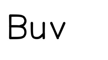 Çeşitli Sans-Serif Yazı Tipleri ve Ağırlıkları ile Alıcı El Yazısı Metni Canlandırması