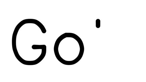 Χειρωνακτική Κίνηση Κειμένων Γκολφ Διάφορες Γραμματοσειρές Και Βάρη Sans Serif — Αρχείο Βίντεο