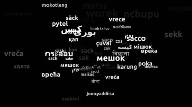 69. Dünya Çapında Çevrilmiş Sonu Gelmeyen Döngüsüz 3d Odaklanma Kelime Bulutu Maskesi