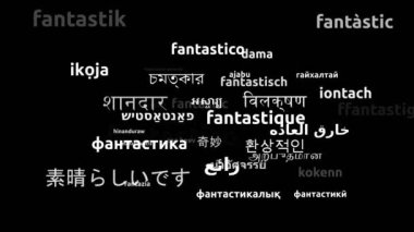 46 Dünya Dilinde Fantastik Çevirisi Sonsuz Döngüsü 3d Büyütme Kelime Bulutu Maskesi