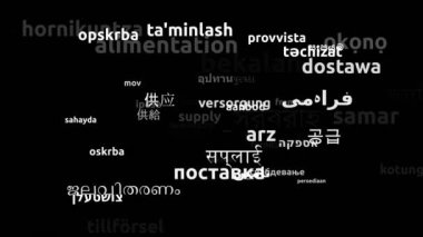 55. Dünya Dilinde Arz Çevirisi Sonsuz Döngüsü 3d Büyütme Kelime Bulutu Maskesi