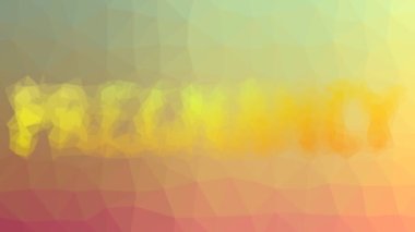 Hamilelik solgunluğu modern tesselleme döngüsü hareket eden üçgenler