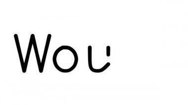 Çeşitli Sans-Serif Yazı Tipleri ve Ağırlıkları ile Yaralı El Yazısı Metni CanlandırmasıName