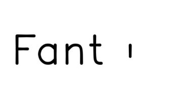 Çeşitli Sans-Serif Yazı Tipleri ve Ağırlıkları ile Fantezi El Yazısı Metni Canlandırması