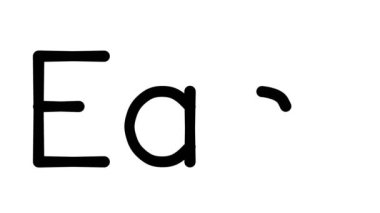 Çeşitli Sans-Serif Yazı Tipleri ve Ağırlıkları ile Doğu El Yazısı Metni Canlandırması