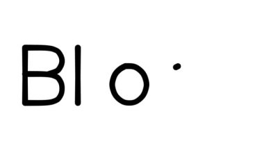 Çeşitli Sans-Serif Yazı Tipleri ve Ağırlıkları ile Kan El Yazısı Metni CanlandırmasıName