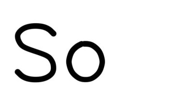 Çeşitli Sans-Serif Yazı Tipleri ve Ağırlıkları ile Ruh El Yazısı Metni Canlandırması