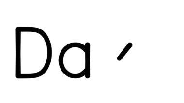 Çeşitli Sans-Serif Yazı Tipleri ve Ağırlıkları ile Yazılı Daze Metin Canlandırması