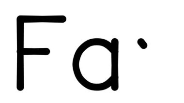 Çeşitli Sans-Serif Yazı Tipleri ve Ağırlıkları ile Faks El Yazıları Canlandırması