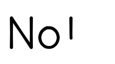 Çeşitli Sans-Serif Yazı Tipleri ve Ağırlıkları ile Not El Yazısı Canlandırması