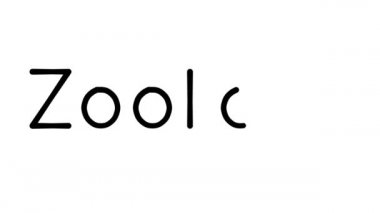 Çeşitli Sans-Serif Yazı Tipleri ve Ağırlıkları ile Zooloji El Yazısı Metni Animasyonu