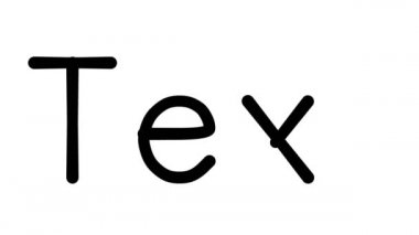 Çeşitli Sans-Serif Yazı Tipleri ve Ağırlıkları ile Metin El Yazısı Canlandırması