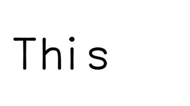 Devedikeni Yazılı Metin Canlandırması Çeşitli Sans-Serif Yazı Tipleri ve Ağırlıkları