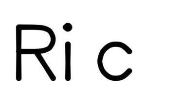 Çeşitli Sans-Serif Yazı Tipleri ve Ağırlıkları ile Rice El Yazısı Metni CanlandırmasıName