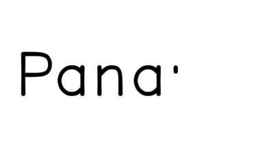 Panama El Yazısı Yazısı Yazı Tipleri ve Ağırlığı CanlandırmasıName