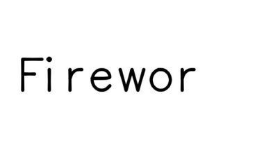 Çeşitli Sans-Serif Yazı Tipleri ve Ağırlıkları ile Havai fişek El Yazısı Metni Canlandırması