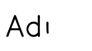 Çeşitli Sans-Serif Yazı Tipleri ve Ağırlıkları ile Yetişkin El Yazısı Metni CanlandırmasıName