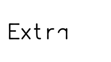 Çeşitli Sans-Serif Yazı Tipleri ve Ağırlıkları ile Extranet Metin Canlandırması