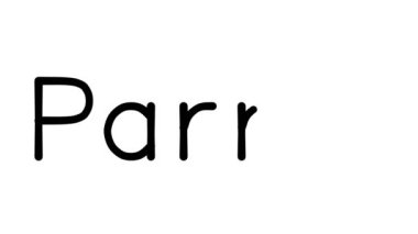 Çeşitli Sans-Serif Yazı Tipleri ve Ağırlıklarıyla Papağan El Yazısı Metni Animasyonu