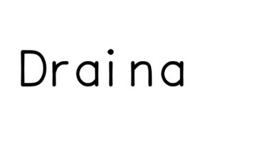 Çeşitli Sans-Serif Yazı Tipleri ve Ağırlıkları ile El Yazıları Animasyonu Boşalt
