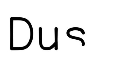 Çeşitli Sans-Serif Yazı Tipleri ve Ağırlıkları ile Elle Yazılan Metin CanlandırmasıName