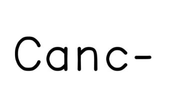 Çeşitli Sans-Serif Yazı Tipleri ve Ağırlıklarıyla Kanser El Yazısı Canlandırması