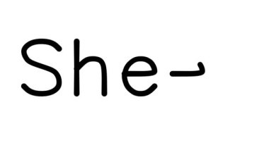 Çeşitli Sans-Serif Yazı Tipleri ve Ağırlıkları ile Koyun El Yazısı Metni Canlandırması