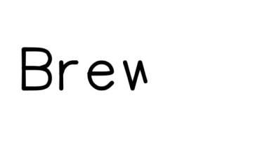 Çeşitli Sans-Serif Yazı Tipleri ve Ağırlıkları ile Bira Fabrikası El Yazısı Metni CanlandırmasıName