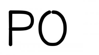 POS Yazılı Metin Canlandırması Çeşitli Sans-Serif Yazı Tipleri ve Ağırlıkları