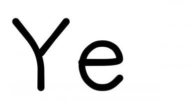 Evet, Çeşitli Sans-Serif Yazı Tipleri ve Ağırlıkları ile El Yazısı Animasyonu