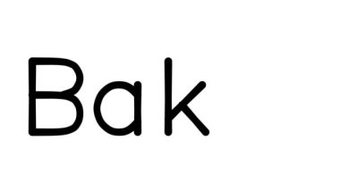Çeşitli Sans-Serif Yazı Tipleri ve Ağırlıkları ile Baker El Yazısıyla Yazı Canlandırması