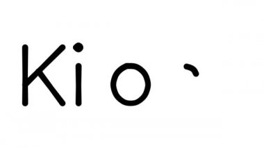 Çeşitli Sans-Serif Yazı Tipleri ve Ağırlıkları ile Kiosk El Yazısı Metni CanlandırmasıName