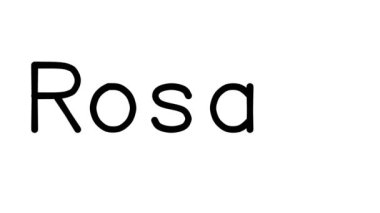 Çeşitli Sans-Serif Yazı Tipleri ve Ağırlıkları ile Yazılı Tespih Metni CanlandırmasıName