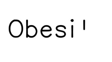 Çeşitli Sans-Serif Yazı Tipleri ve Ağırlıkları ile Obezite El Yazısı Metni CanlandırmasıName