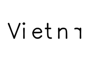 Vietnam Yazılı Metin Canlandırması Çeşitli Sans-Serif Yazı Tipleri ve Ağırlıkları