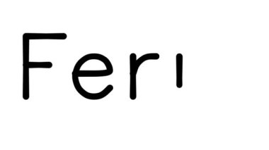 Çeşitli Sans-Serif Yazı Tipleri ve Ağırlıkları ile Feribot El Yazısı Metni Canlandırması