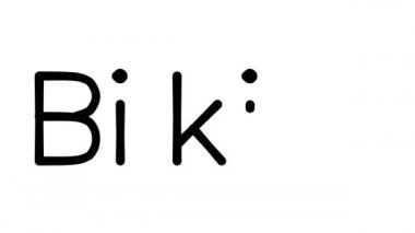 Çeşitli Sans-Serif Yazı Tipleri ve Ağırlıkları ile Bikini El Yazısı Metni Animasyonu